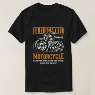T-shirt Moto Old School