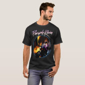T-shirt Moto Purple Rain (Devant entier)