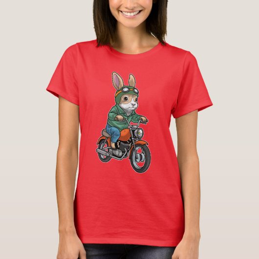 T-shirt Moto Rabbit (Devant)