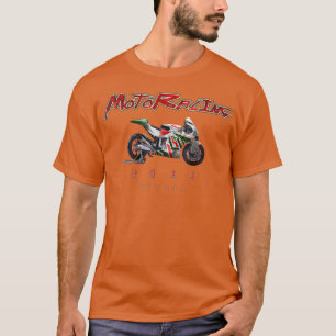 T-shirt Moto Racing Italie Super Vélo Moto GP Austin Texas