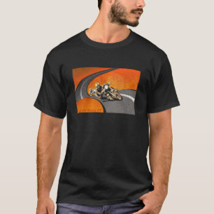 T-shirt Moto rétro Isle of Man poster
