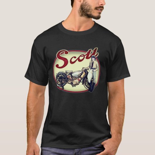 T-shirt moto scott (Devant)