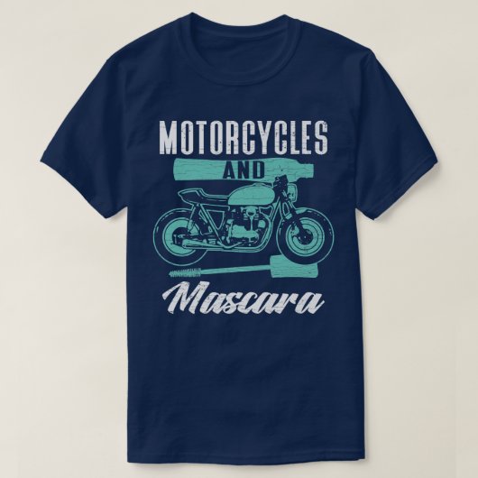 T-shirt Moto-Vélo Et Vélo Mascara 210 (Design devant)
