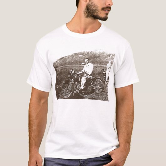 T-shirt moto vintage (Devant)