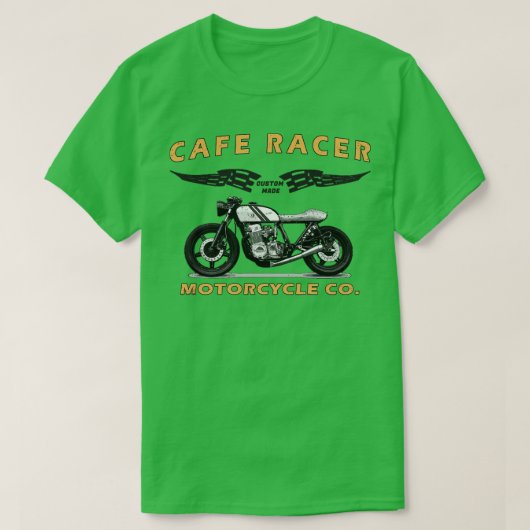 T-shirt Moto Vintage Cafe Racers (Design devant)