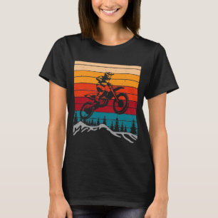 T-shirt Motocro Retro Graphic Dirt Biker Motorcycle Enduro