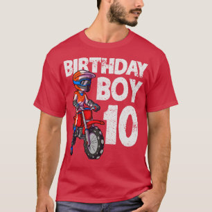 T-shirt Motocross 10e Anniversaire MX 10 Anniversaire Bike