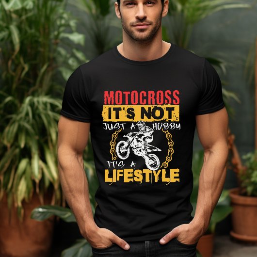 T-shirt Motocross Ce n'est pas un passe-temps C'est le T-s