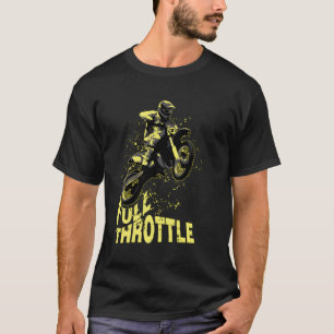 T-shirt Motocross Dirt Vélo plein gaz
