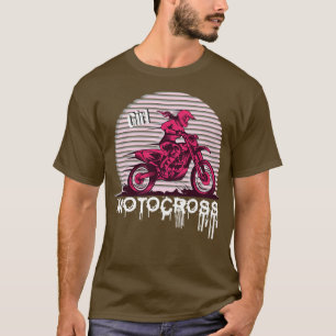 T-shirt Motocross Enduro Motorcycle Girl Cadeau femme