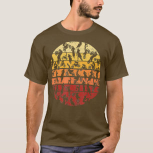 T-shirt Motocross Freestyle Coucher de soleil Supercross é