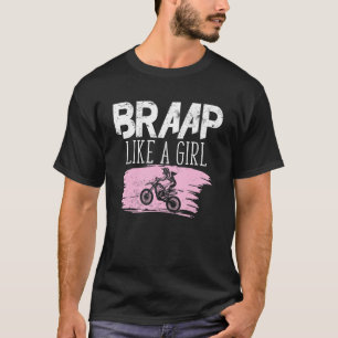 T-shirt Motocross I Vélo tout terrain I Motocycliste fille
