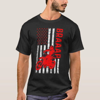 T-shirt Motocross Moto Cross Mx Pilote Tout Terrain Course