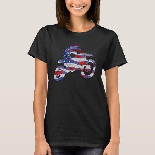 T-shirt Motocross Motocross Biker Tee Dirt Bike (Devant)