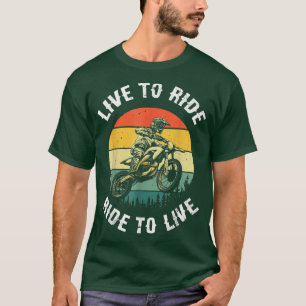 T-shirt Motocross Motocross Design 1382 vintage Biker