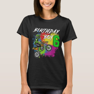 T-shirt Motocross MX 6e cadeau 6 ans Vélo de voyage Birthd