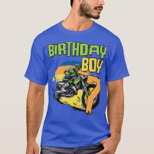T-shirt Motocross MX 7 Year Old Dirt Bike Anniversaire Par