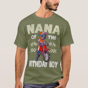 T-shirt Motocross MX Nana Birthday Boy MX Family Dirt