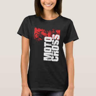 T-shirt Motocross Pour Idée Jeune Fille Dirtbike Biker Boy