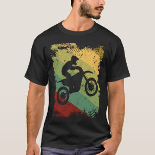 T-shirt Motocross Racing Retro Off Road
