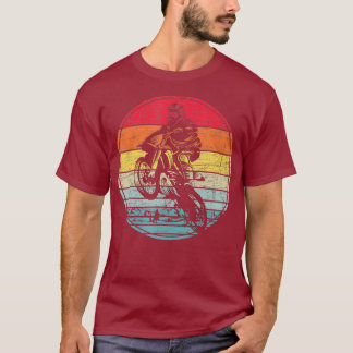 T-shirt Motocross Retro Racing vintage Vélo Dirt