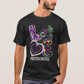 T-shirt Motocross Sport Mardi Gras Funny Festival Party Lo