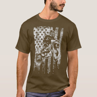 T-shirt Motocross USA Dirtbike