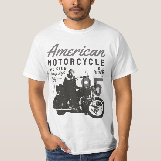 T-shirt Motocycle américain (Devant)