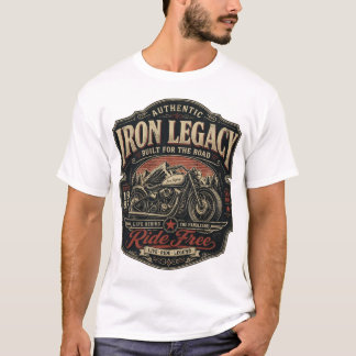 T-shirt motocyclette
