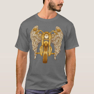 T-shirt Motocyclette avec ailes d'ange