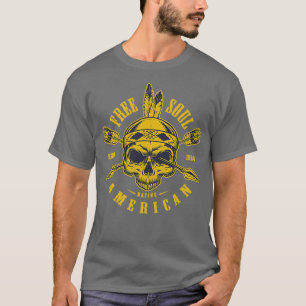 T-shirt Motocyclette de l'esprit amérindien (2)