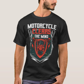 T-shirt Motocyclette Éclaircit L'esprit I Motocyclette