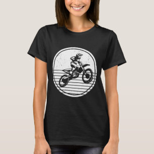 T-shirt Motocyclette Enduro Motocross Graphique Rétro Vélo