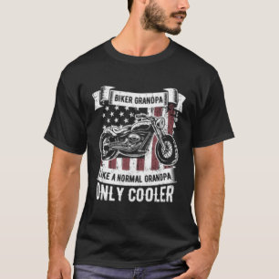 T-shirt Motocyclette motocycliste Grand-père motocycliste