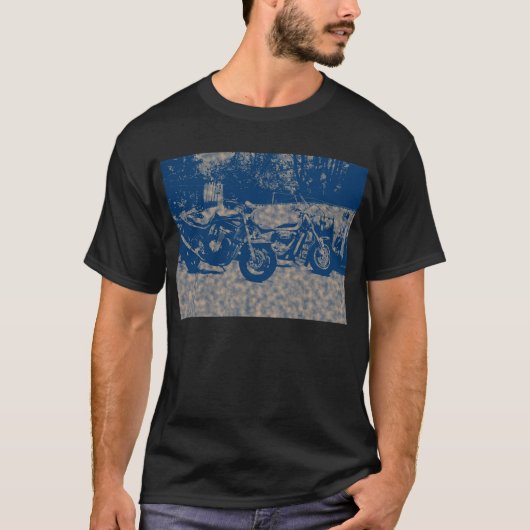 T-shirt Motocyclette Oldschool (Devant)