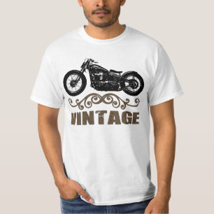 T-shirt Motocyclette vintage