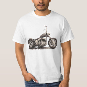 T-shirt Motocyclette vintage bon marché