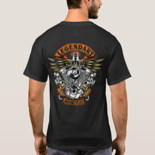 T-shirt Motocyclettes légendaires Né pour Ride Wrenches Mo