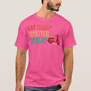T-shirt Motocyclettes Motorisées Scooter Moto