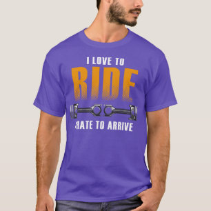T-shirt Motocyclisme avec petite amie