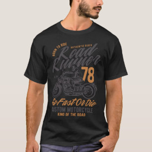 T-shirt Motocyclistes et motards de Road Runer