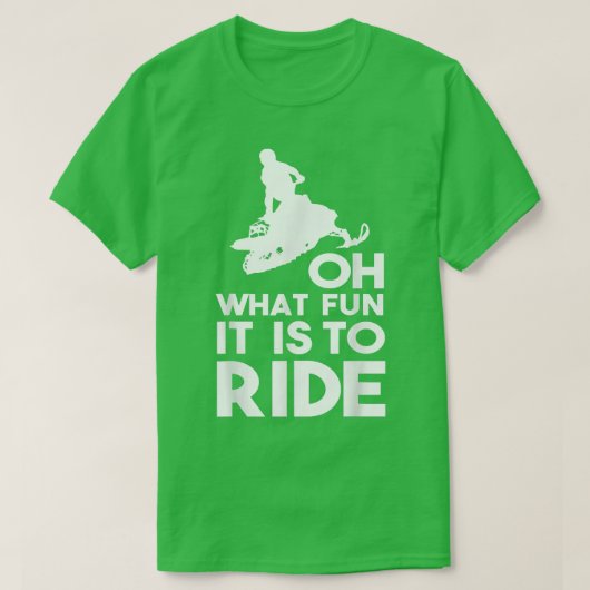 T-shirt Motoneige (Design devant)