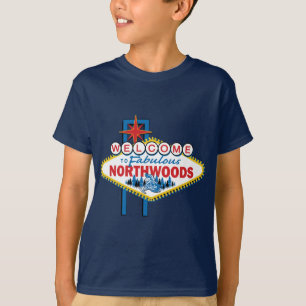 T-shirt Motoneige/Bienvenue dans les Northwoods
