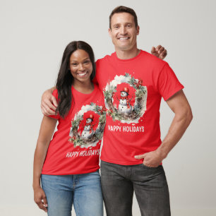 T-shirt Motoneige Festin Christmas ajouter du texte