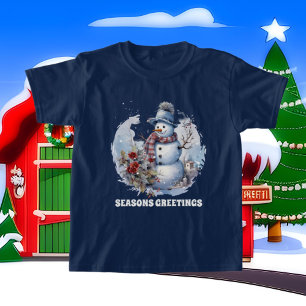 T-shirt Motoneige Festin Christmas ajouter du texte