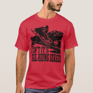 T-shirt Motoneige motoneige motoneige et motoneige équitat