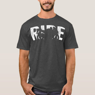 T-shirt Motorbike Biker Machine De Course Hommes Et Femmes