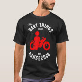 T-shirt Motorbike Déclaration Biker dire Motorcycle Sports (Devant)