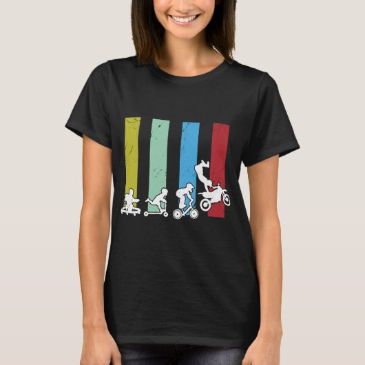 T-shirt Motorcross Dirt Virt Evolution Cadeau Conception p (Devant)