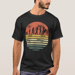 T-shirt Motorcross Evolution Retro Cadeau pour Dirt Biker